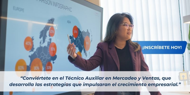 Técnico laboral Auxiliar En mercadeo y ventas